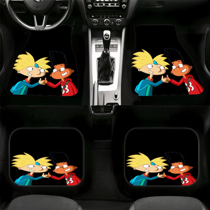 gerald and arnold nickelodeon series Car floor mats Universal fit