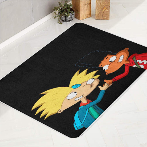 gerald and arnold nickelodeon series bath rugs