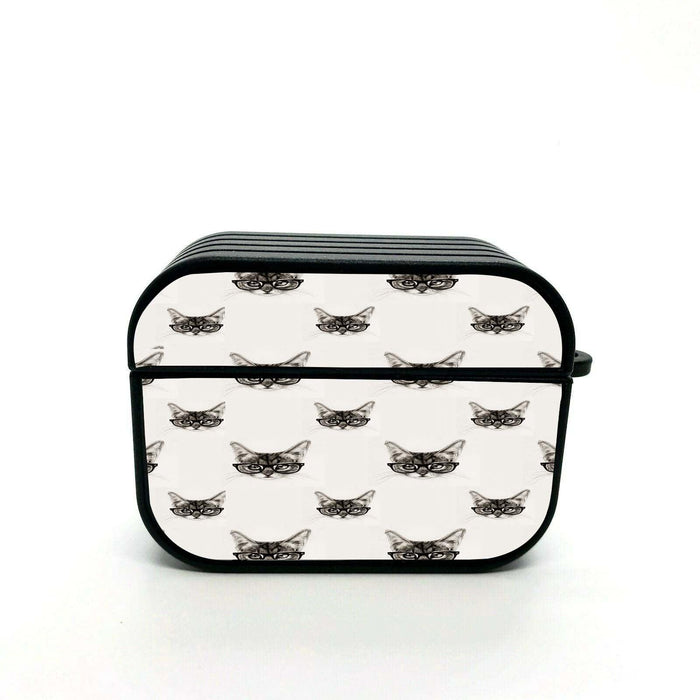 glasses cat pattern airpods case