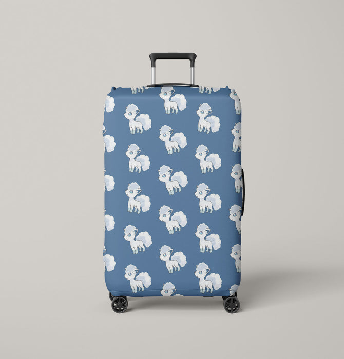 fur white pokemon species Luggage Cover | suitcase