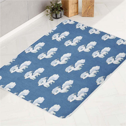 fur white pokemon species bath rugs