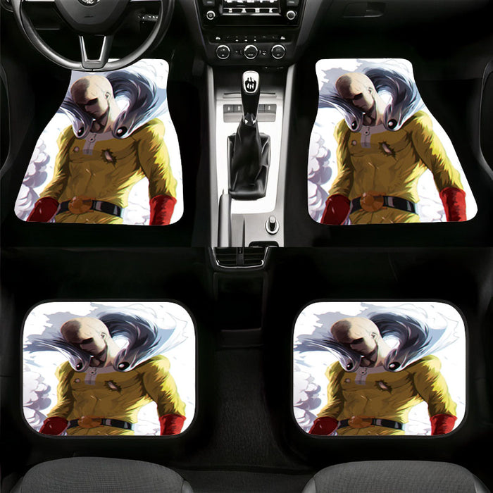 get angry saitama one punch man Car floor mats Universal fit