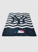 NEW YORK YANKEES BLUE CHEVRON PATTERN soft fleece blanket