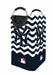 new york yankees blue chevron pattern Laundry Hamper | Laundry Basket