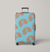 futurama grunge american cartoon Luggage Cover | suitcase