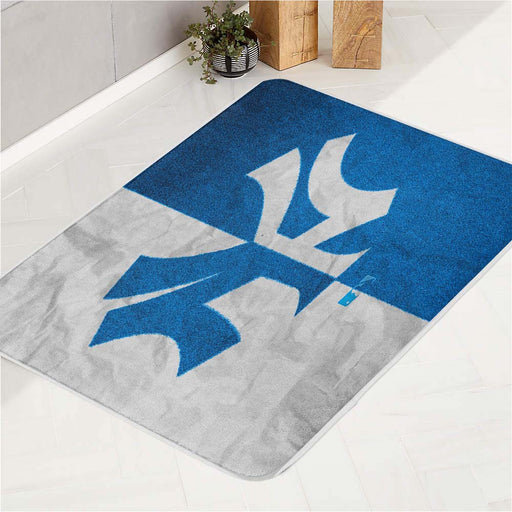 New York Yankees blue white bath rugs
