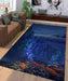 glow night time Living room carpet rugs