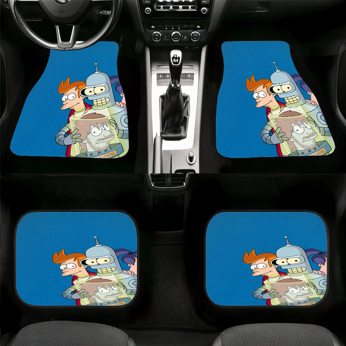 Futurama With Friend Car floor mats Universal fit