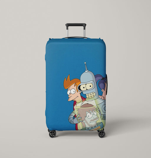 Futurama With Friend Luggage Covers | Suitcase