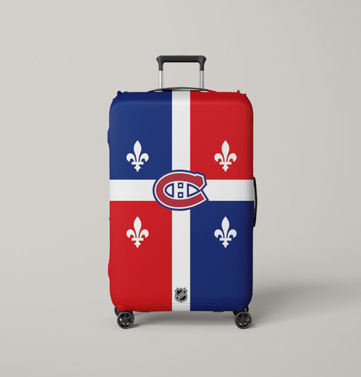 nhl montreal canadiens fence of glory Luggage Cover | suitcase