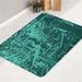 futuristic neon light technology bath rugs