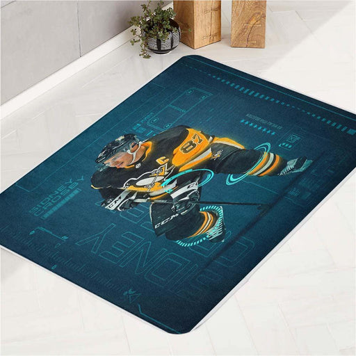 futuristic hud nhl player bath rugs