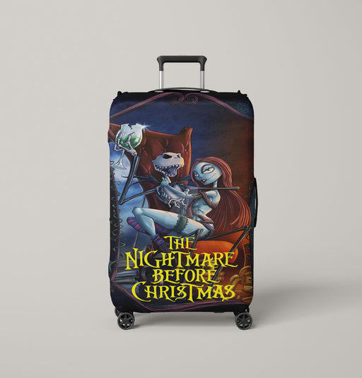nightmare before christmas romance Luggage Cover | suitcase