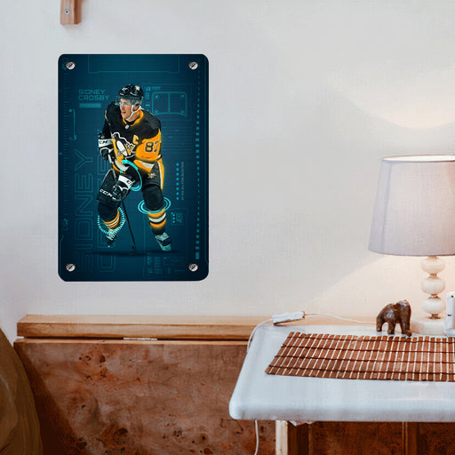 futuristic hud nhl player Poster Metal print wall art