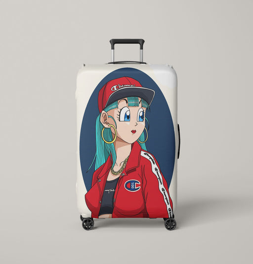 girl champion dragon ball hypebeast Luggage Covers | Suitcase