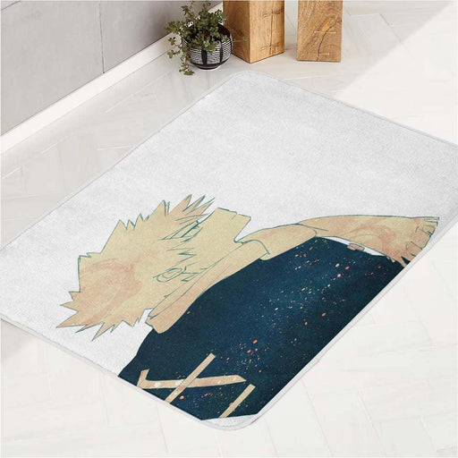 galaxy bakugo my hero academia bath rugs