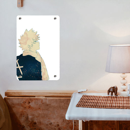 galaxy bakugo my hero academia Poster Metal print wall art