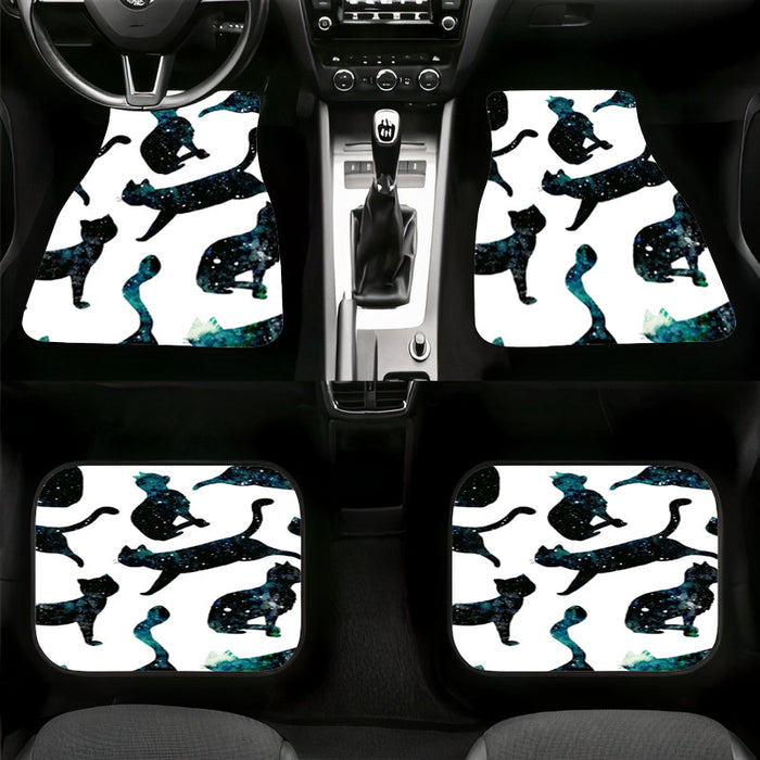 galaxy cat multiple exposure Car floor mats Universal fit