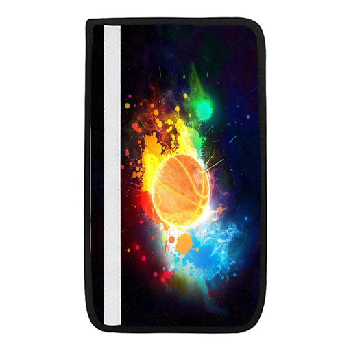 galaxy basketball colorful Car seat belt cover