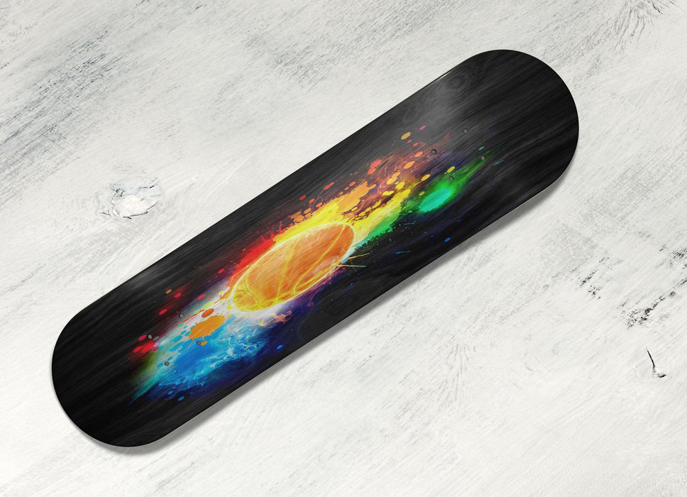 galaxy basketball colorful Skateboard decks