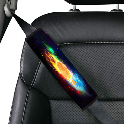 galaxy basketball colorful Car seat belt cover - Grovycase