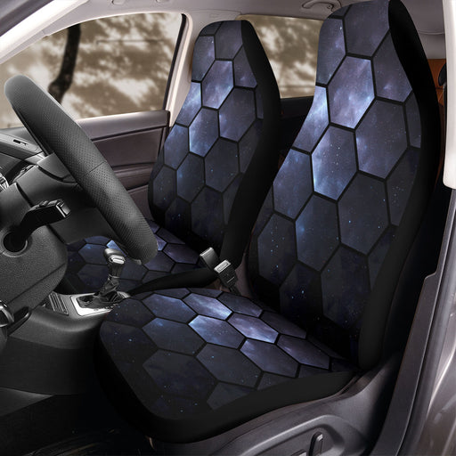 galaxy space hexagon shapes Car Seat Covers