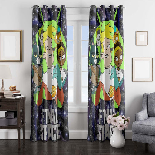 galaxy final space main character window Curtain