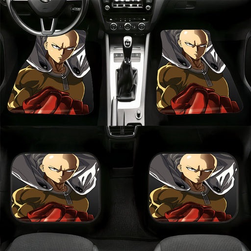 giving a punch saitama sensei Car floor mats Universal fit