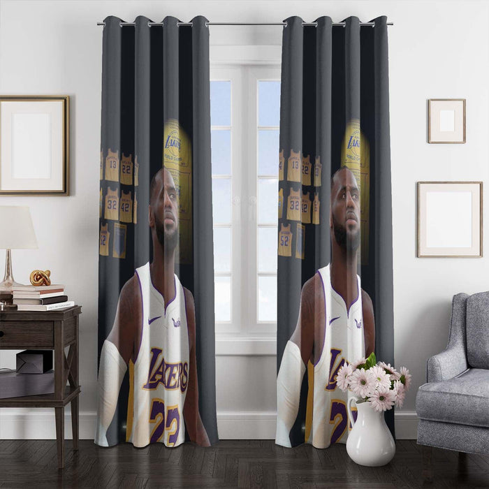 game lakers team nba window Curtain