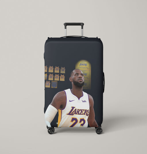 game lakers team nba Luggage Covers | Suitcase