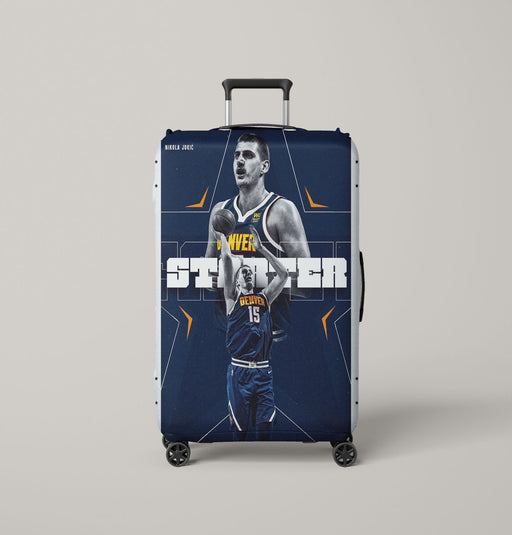 nikola jokic denver Luggage Cover | suitcase