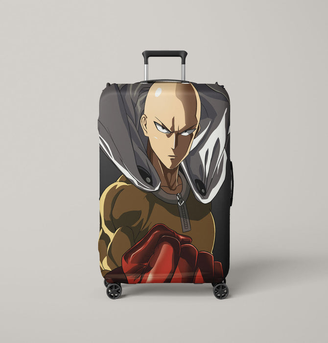 giving a punch saitama sensei Luggage Covers | Suitcase