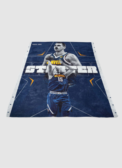 Nikola jokic denver soft fleece blanket