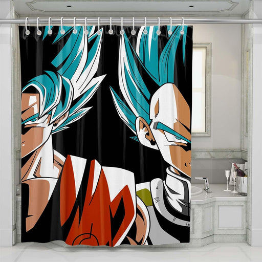 goku and vegeta shower curtains