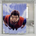 goku digital painting shower curtains