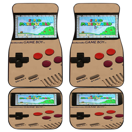 Nintendo Game Boy Mario Car floor mats Universal fit