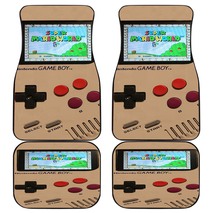 Nintendo Game Boy Mario Car floor mats Universal fit