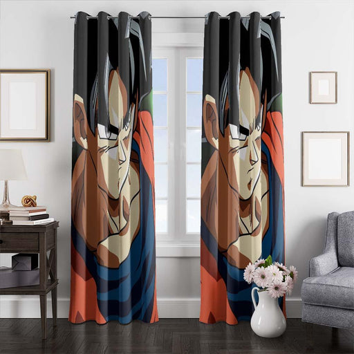 goku dragon ball window curtains