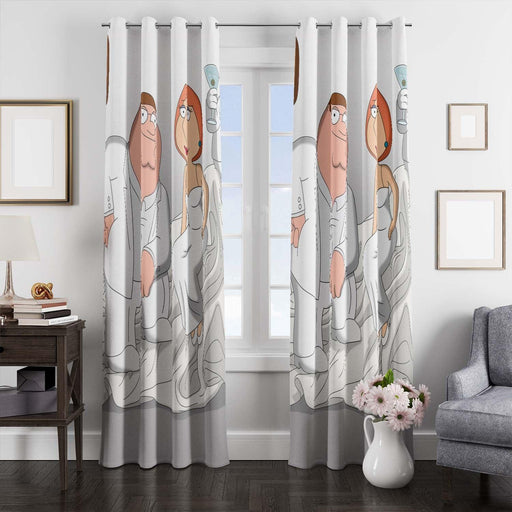 get married of family guy story window Curtain