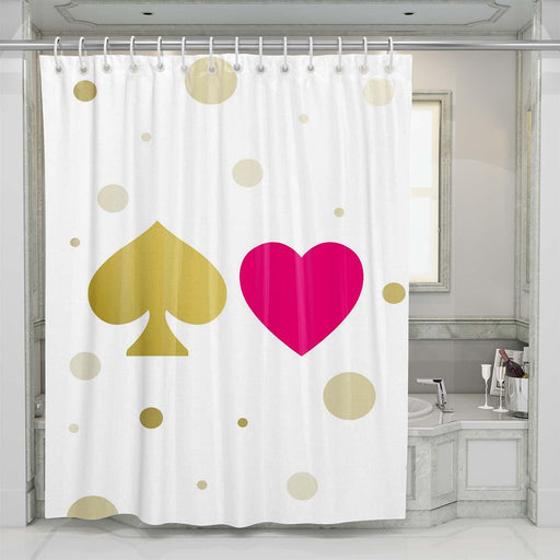 gold and pink kate spade shower curtains