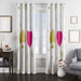 gold and pink kate spade window curtains