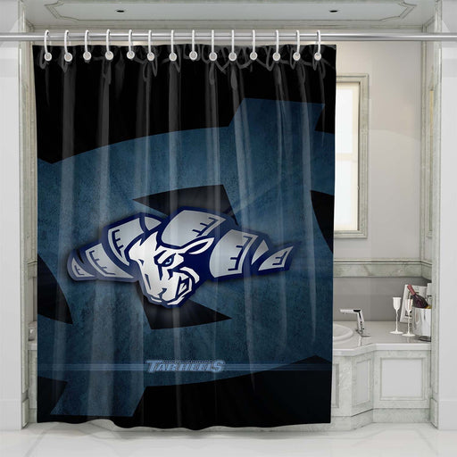 north carolina tar heels 2 shower curtains