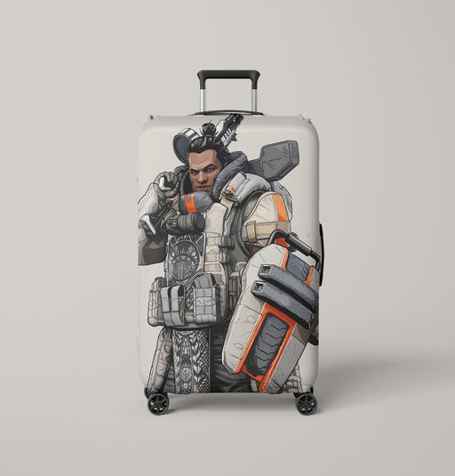 gibraltar big body from apex legends Luggage Covers | Suitcase