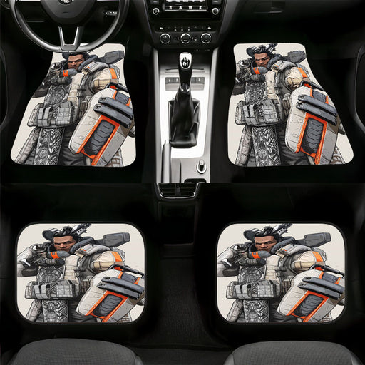 gibraltar big body from apex legends Car floor mats Universal fit