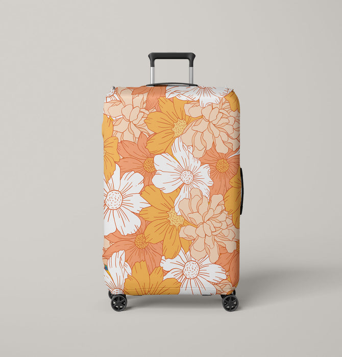 ghibli style flowers blossom Luggage Cover | suitcase