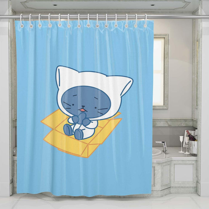 good cat shower curtains