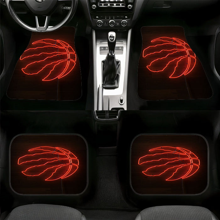 glow toronto raptors icon Car floor mats Universal fit