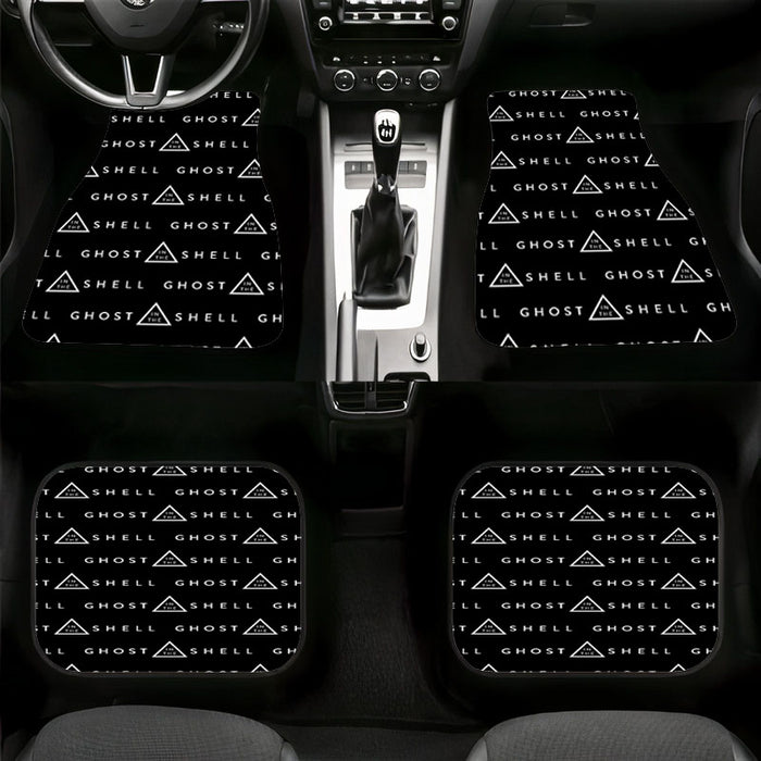 ghost in the shell logo text Car floor mats Universal fit