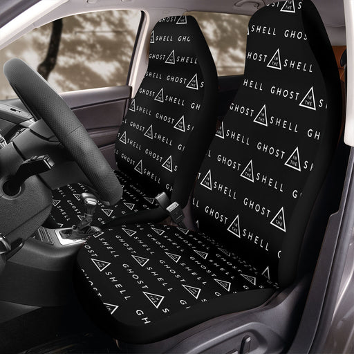 ghost in the shell logo text Car Seat Covers