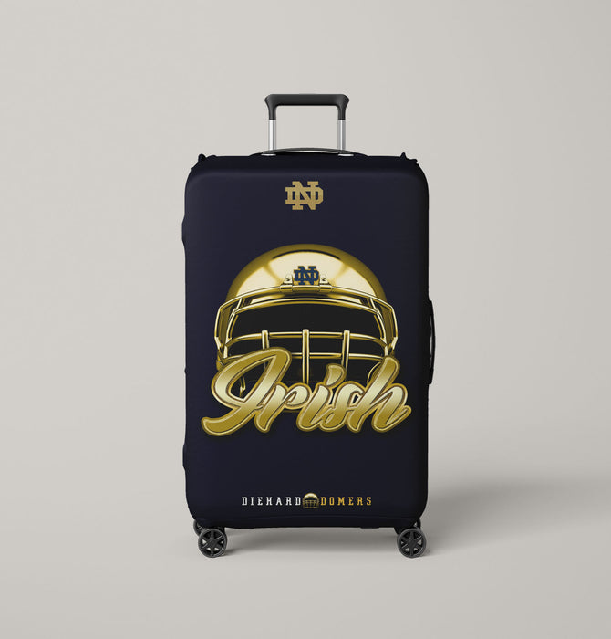 notre dame fighting irish helmet Luggage Cover | suitcase